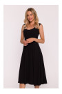 S424 Fit & flare dress - black
