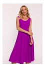 S424 Fit & flare dress - lavender