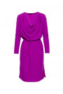 S428 Cowl neckline dress - lavender