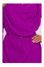 S428 Cowl neckline dress - lavender