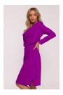 S428 Cowl neckline dress - lavender