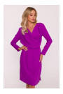 S428 Cowl neckline dress - lavender