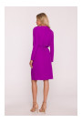 S428 Cowl neckline dress - lavender