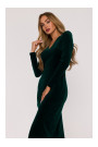 M889 Velvet bodycon dress - green
