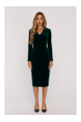 M889 Velvet bodycon dress - green