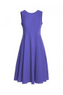 S358 Pieguļoša kleita bez piedurknēm - violetā krāsā