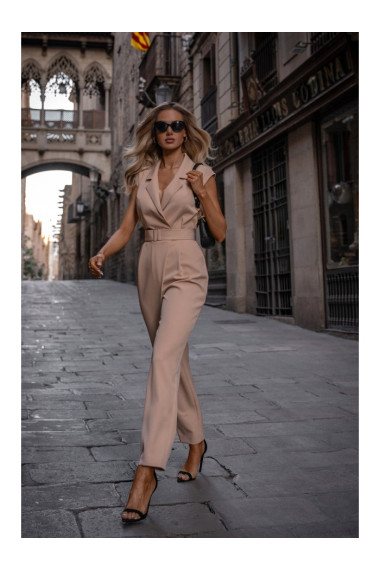 M780 Асимметричный комбинезон - бежевый