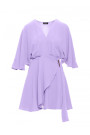 M785 Plakana mini kleita - violeta