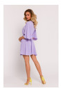 M785 Plakana mini kleita - violeta