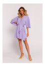 M785 Расклешенное мини-платье - фиолетовый