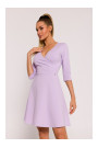 M786 Pieguļoša mini kleita - purpursarkana