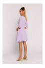 M786 Облегающее мини-платье - фиолетовый