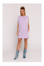 M789 Mini kleita ar plecu polsterējumu - violeta