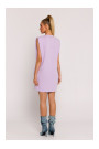 M789 Mini kleita ar plecu polsterējumu - violeta