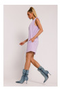 M789 Mini kleita ar plecu polsterējumu - violeta