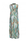 B283 Платье макси с принтом - модель 4