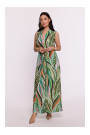 B283 Maksi kleita ar apdruku - modelis 4