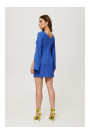 K190 Mini kleita ar dalītām piedurknēm - zila
