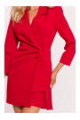 M796 Купальник с воротником - красный