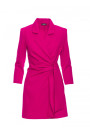 M796 Купальник с воротником - фуксия