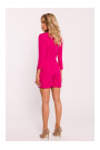 M796 Купальник с воротником - фуксия