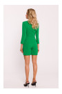 M796 Купальник с воротником - зеленый