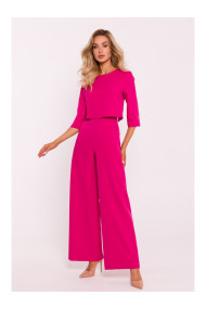 M798 Двухслойный комбинезон с верхом - фуксия