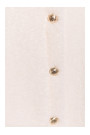 M807 Apcirptas plīšains bleizers - ekru krāsā