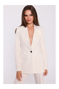 S370 Цветочный блейзер - слоновая кость