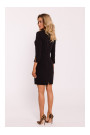 M815 Мини-платье с раздельными рукавами - черный