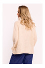 Свитер с водолазкой M822 Trapeze - бежевый