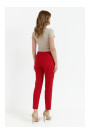 K055 Зауженные брюки - красный