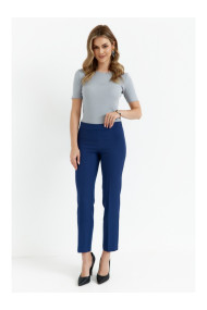K055 Зауженные брюки - темно-синий