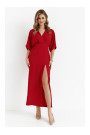 K163 Maksi kleita - sarkana