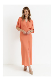 K163 Maksi kleita - oranža