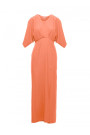 K163 Макси-платье - оранжевый