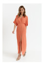 K163 Maksi kleita - oranža