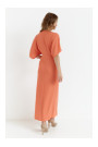K163 Макси-платье - оранжевый