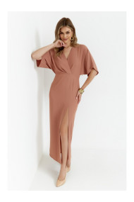 K163 Макси-платье - роза