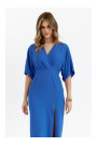 K163 Макси-платье - синий
