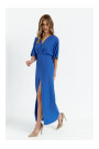 K163 Макси-платье - синий