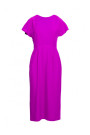 S398 Pencil dress with split on the side - lavender