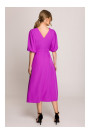 S399 Puff sleeve dress - lavender