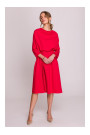 S403 Oversized knit dress - red