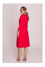 S403 Oversized knit dress - red