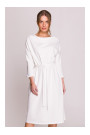 S403 Oversized knit dress - ecru
