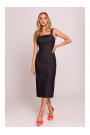 M843 Denim midi dress - graphite