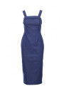 M843 Denim midi dress - blue