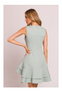 M850 Ruffled mini dress - mint