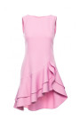 M850 Ruffled mini dress - candy pink